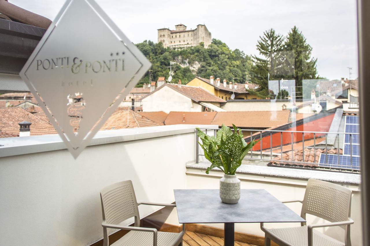 Hotel Ponti Angera Bagian luar foto